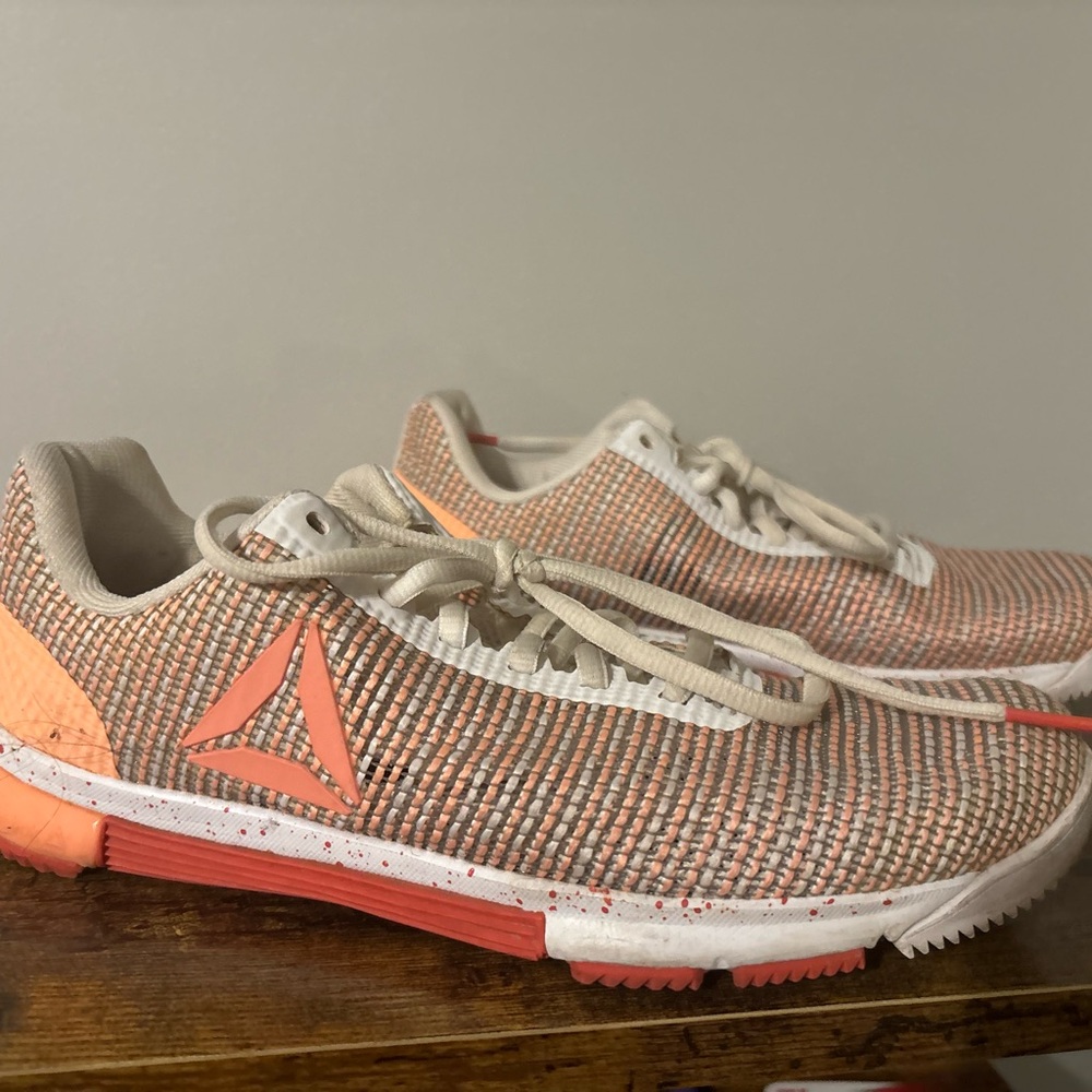 Orange Reebok Size 7 shoes